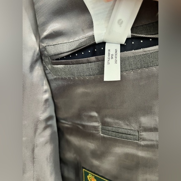 J. Crew Ludlow Slim-fit Suit Jacket Double Vent Loro Piana Wool Charcoal 44R NEW - Picture 14 of 17